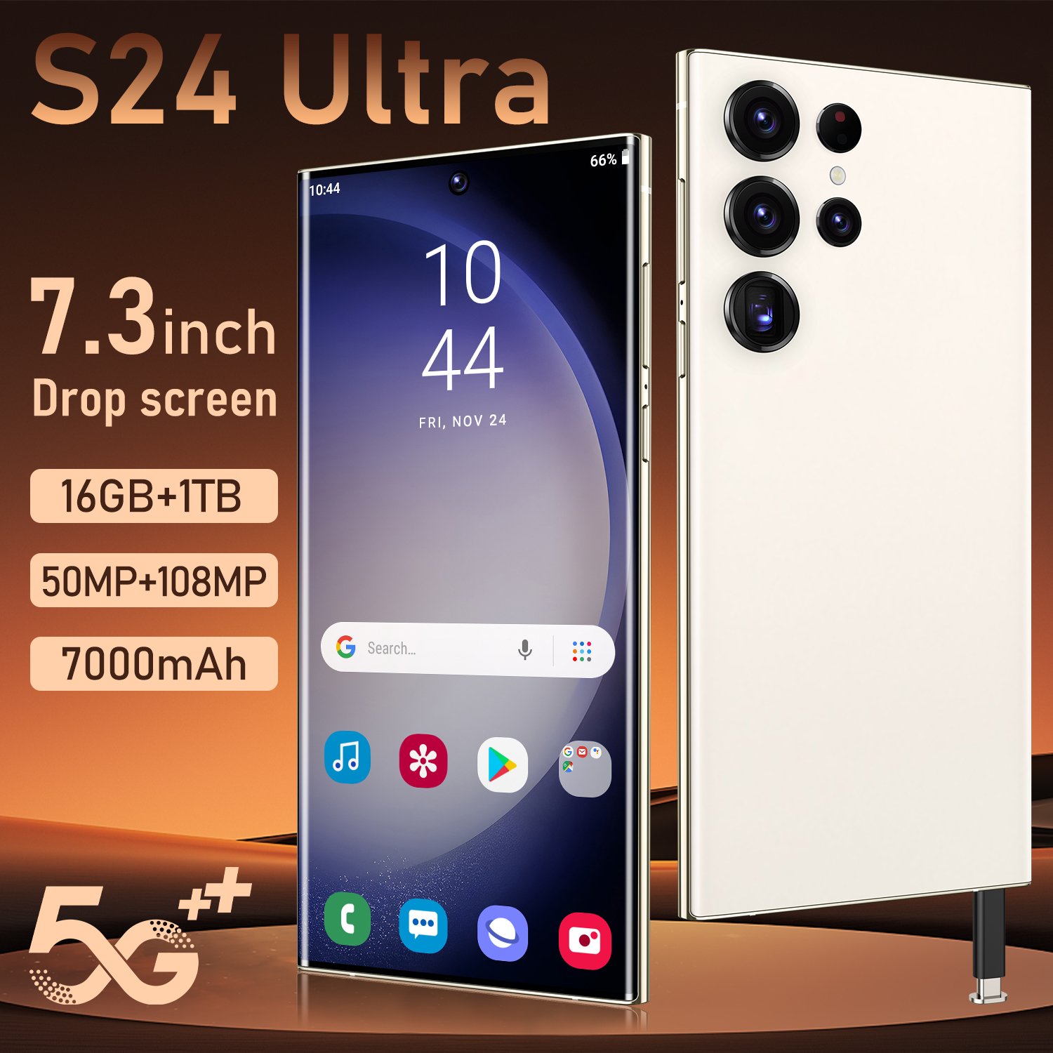 Original Android13 s24 ultra phone Smartphone 16+1TB Mobile Phone Cell Gaming Phone 5G smartphone 3G&4G smartphone